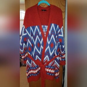 Lane Bryant Nordic Belted Cardigan